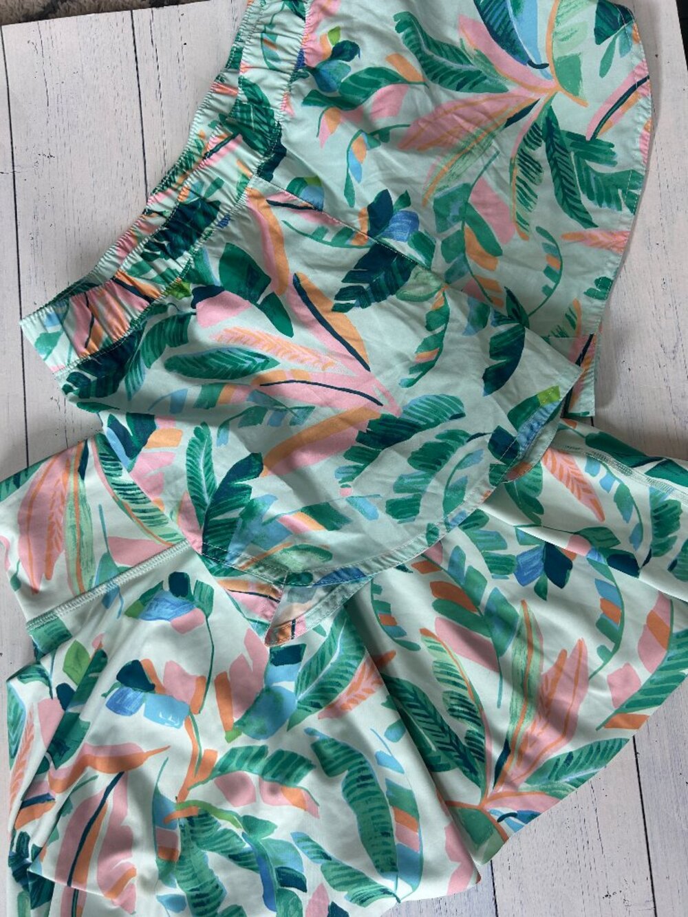 new OLD NAVY floral matching active skirt and shorts set girls xxl